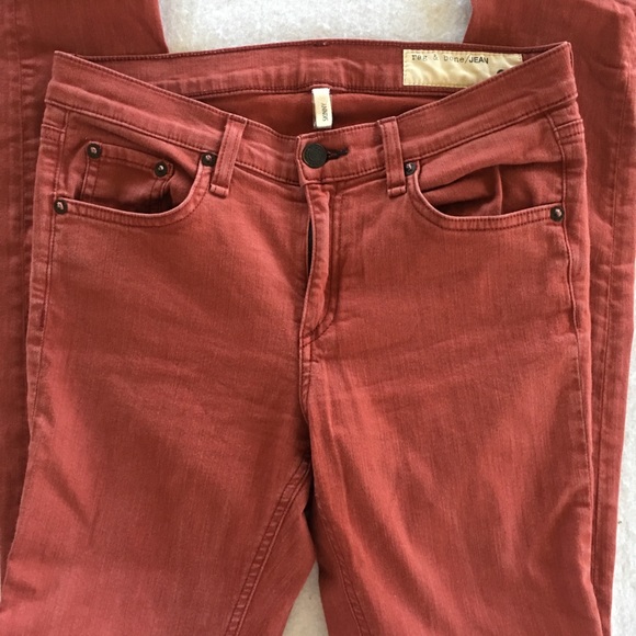 Rag & Bone skinny clay colored denim jeans - Picture 4 of 9